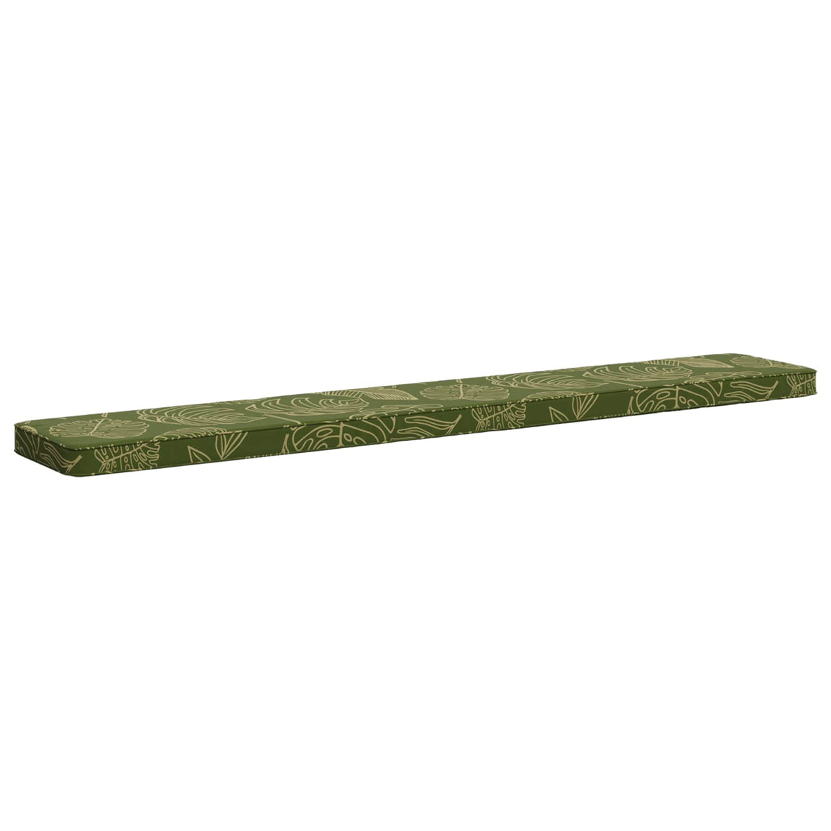 1-Piece Bench Cushion VUGHT 100% Polyester Leaf Design