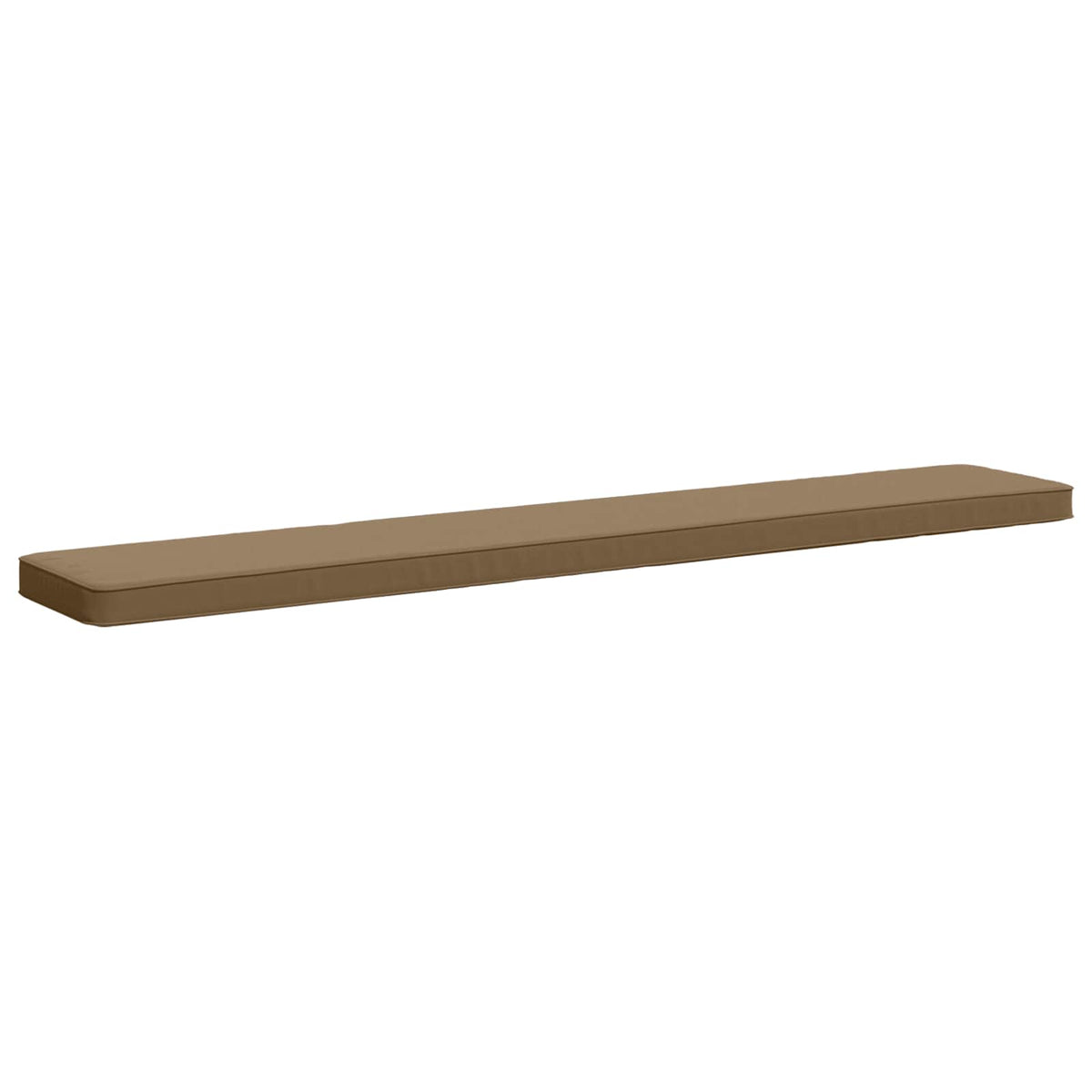 1-Piece Bench Cushion VUGHT 100% Polyester Taupe