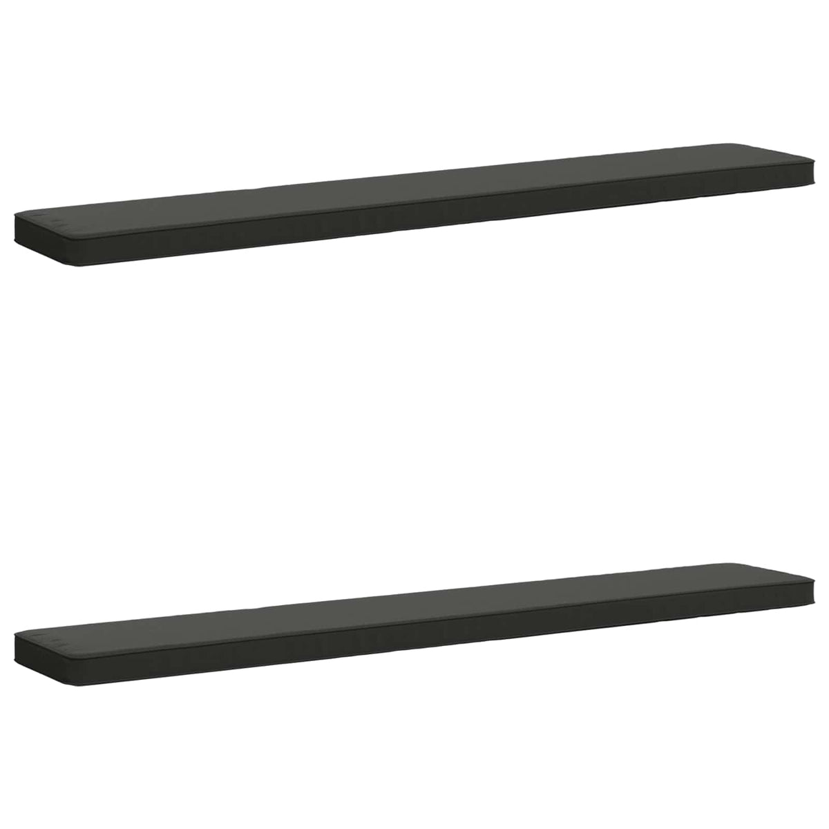 2-Piece Bench Cushions VUGHT 2 pcs 100% Polyester Anthracite