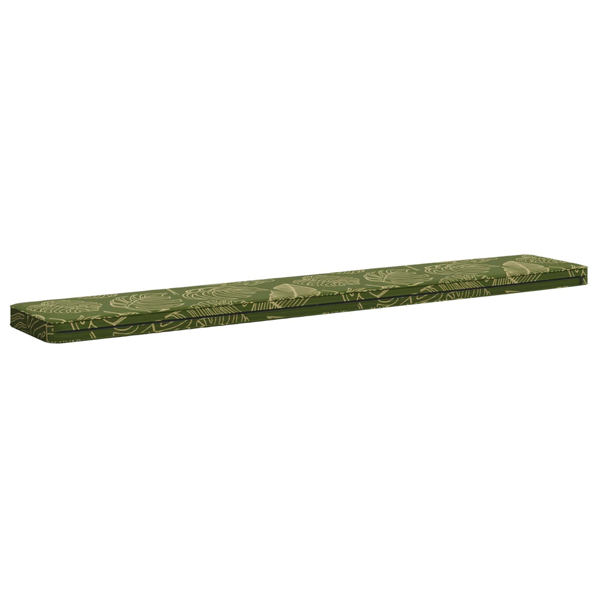 1-Piece Bench Cushion VUGHT 100% Polyester Leaf Design