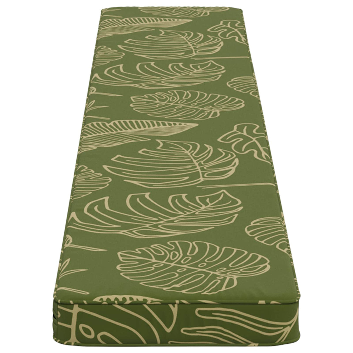 1-Piece Bench Cushion VUGHT 100% Polyester Leaf Design