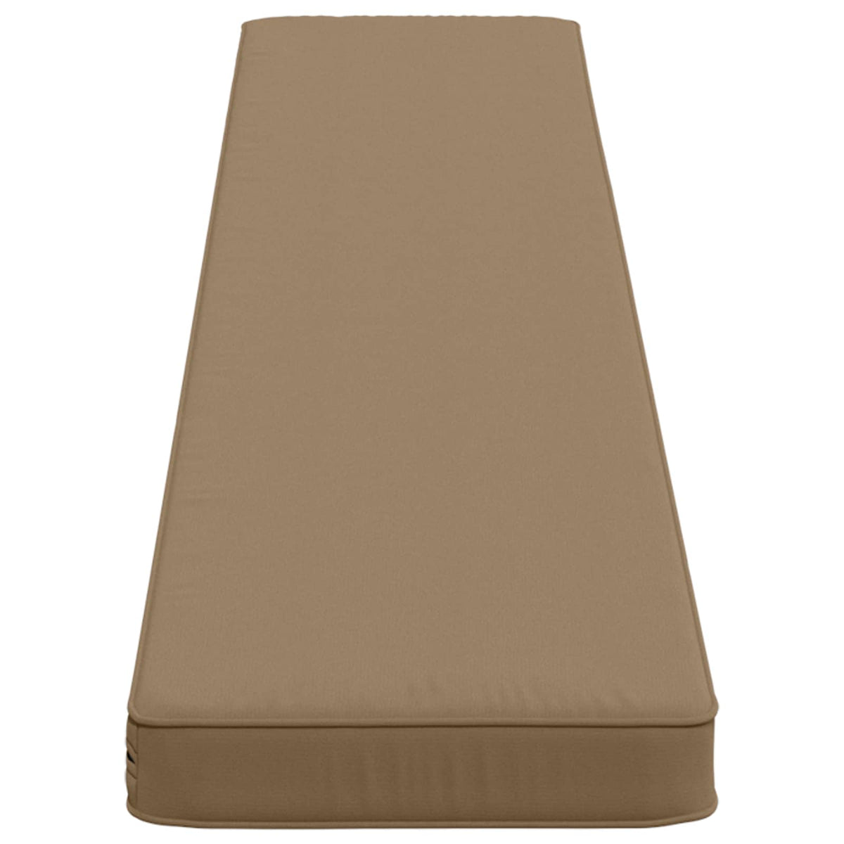 2-Piece Bench Cushions VUGHT 2 pcs 100% Polyester Taupe
