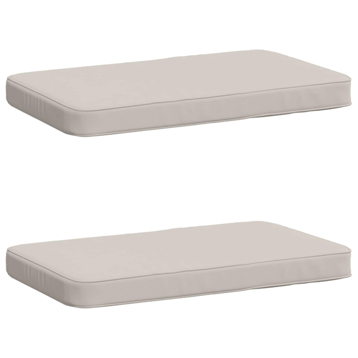2-Piece Bench Cushions VUGHT 2 pcs 100% Polyester White