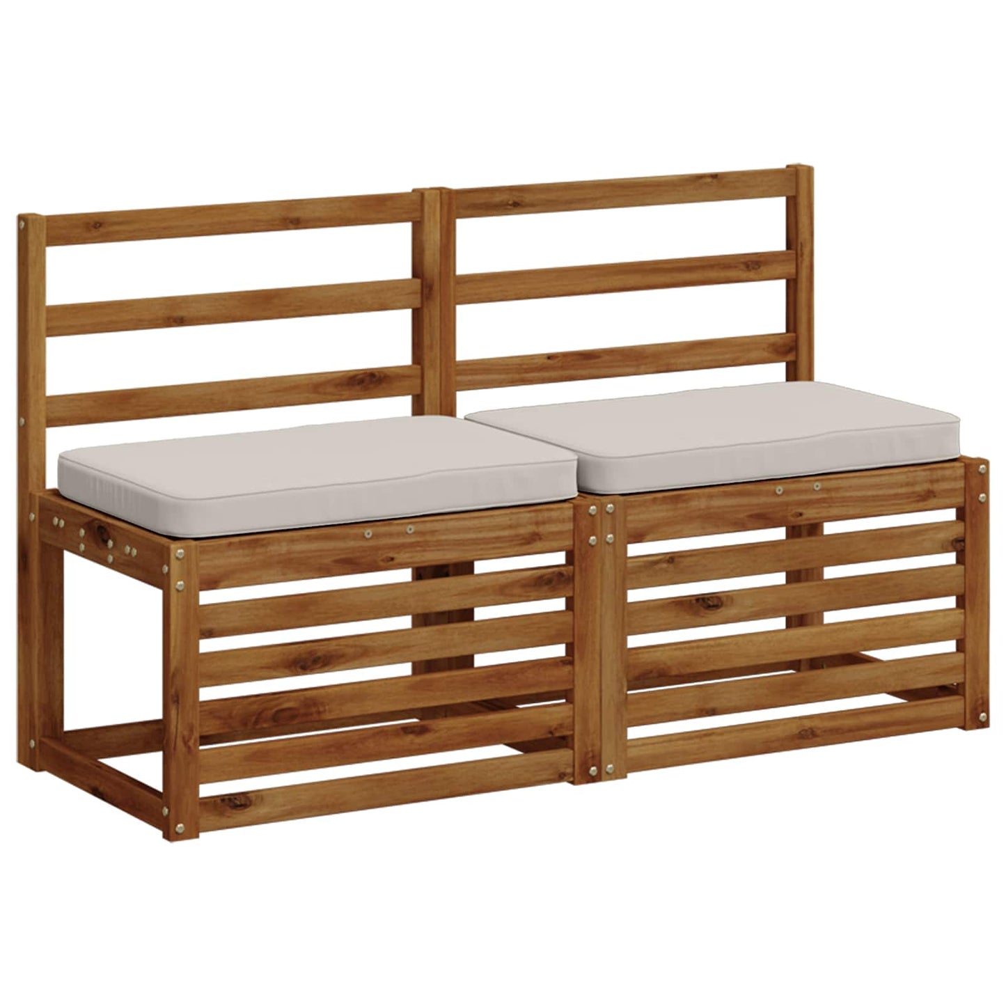 2-Piece Bench Cushions VUGHT 2 pcs 100% Polyester White