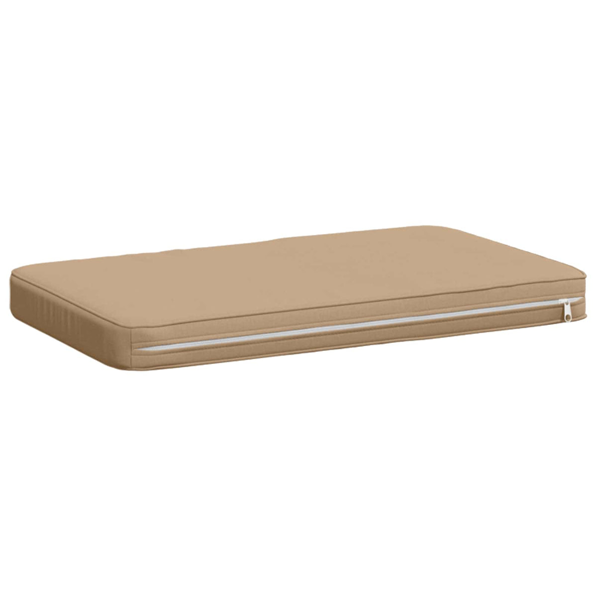 1-Piece Bench Cushion VUGHT 100% Polyester Sand 60 x 40 x 5 cm