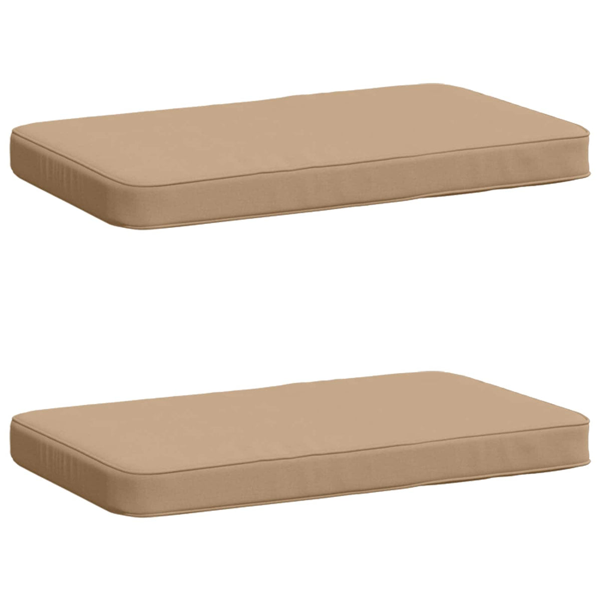 2-Piece Bench Cushions VUGHT 2 pcs 100% Polyester Sand