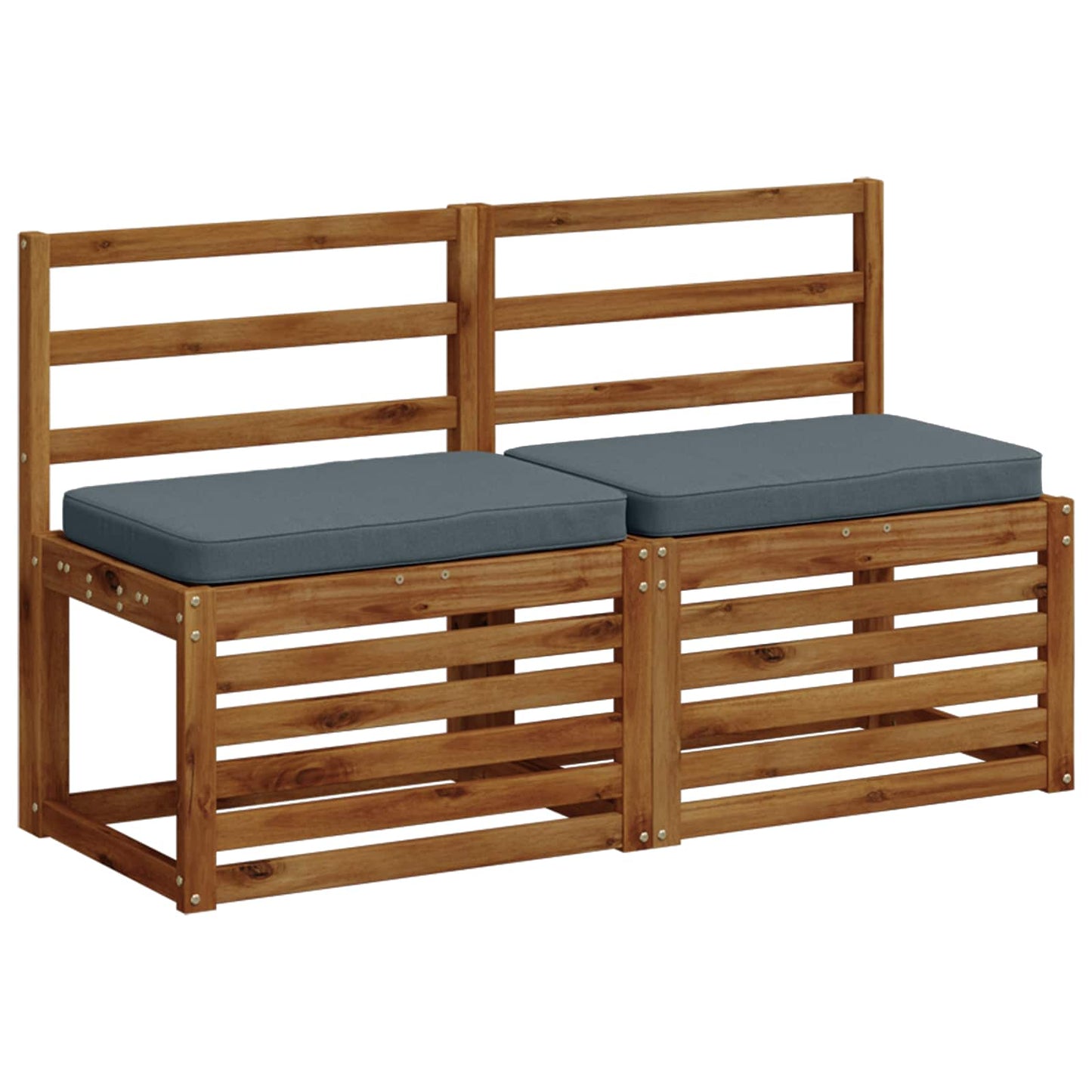 2-Piece Bench Cushions VUGHT 2 pcs 100% Polyester Blue