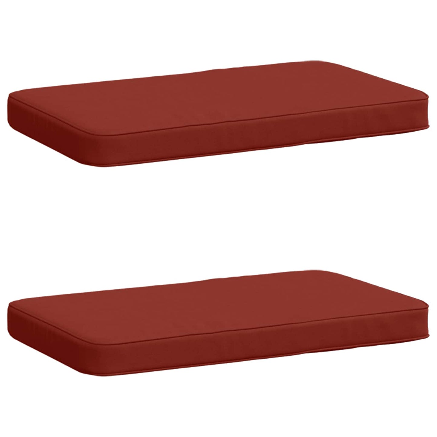 2-Piece Bench Cushions VUGHT 2 pcs 100% Polyester Red