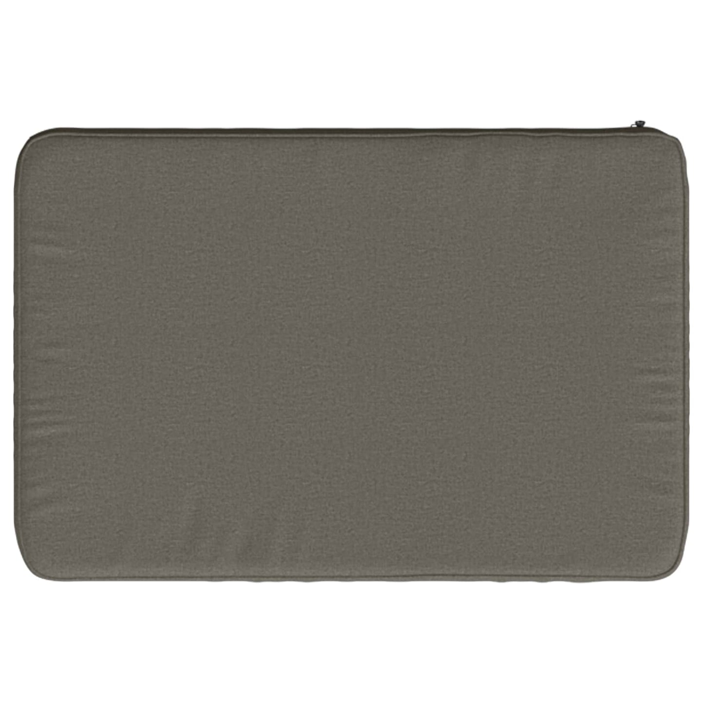 1-Piece Bench Cushion VUGHT 100% Polyester Grey 60 x 40 x 5 cm