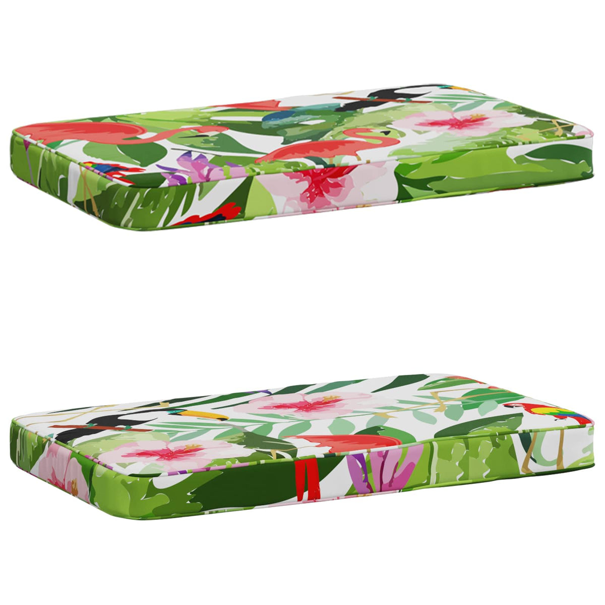 2-Piece Bench Cushions VUGHT 2 pcs 100% Polyester Multicolour