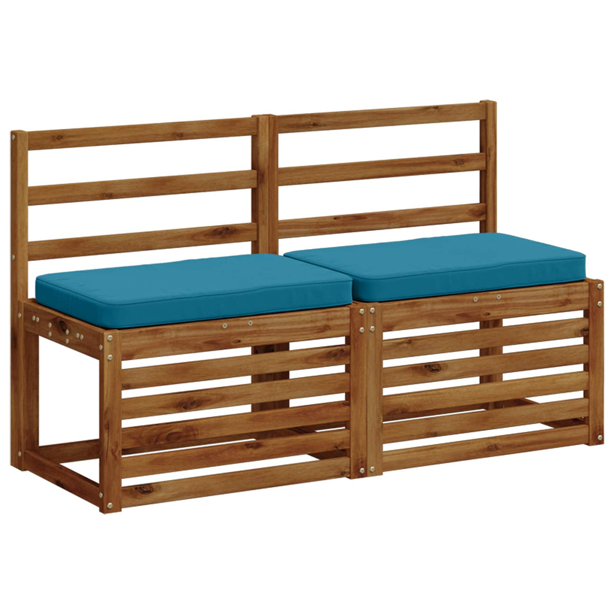1-Piece Bench Cushion VUGHT 100% Polyester Light Blue