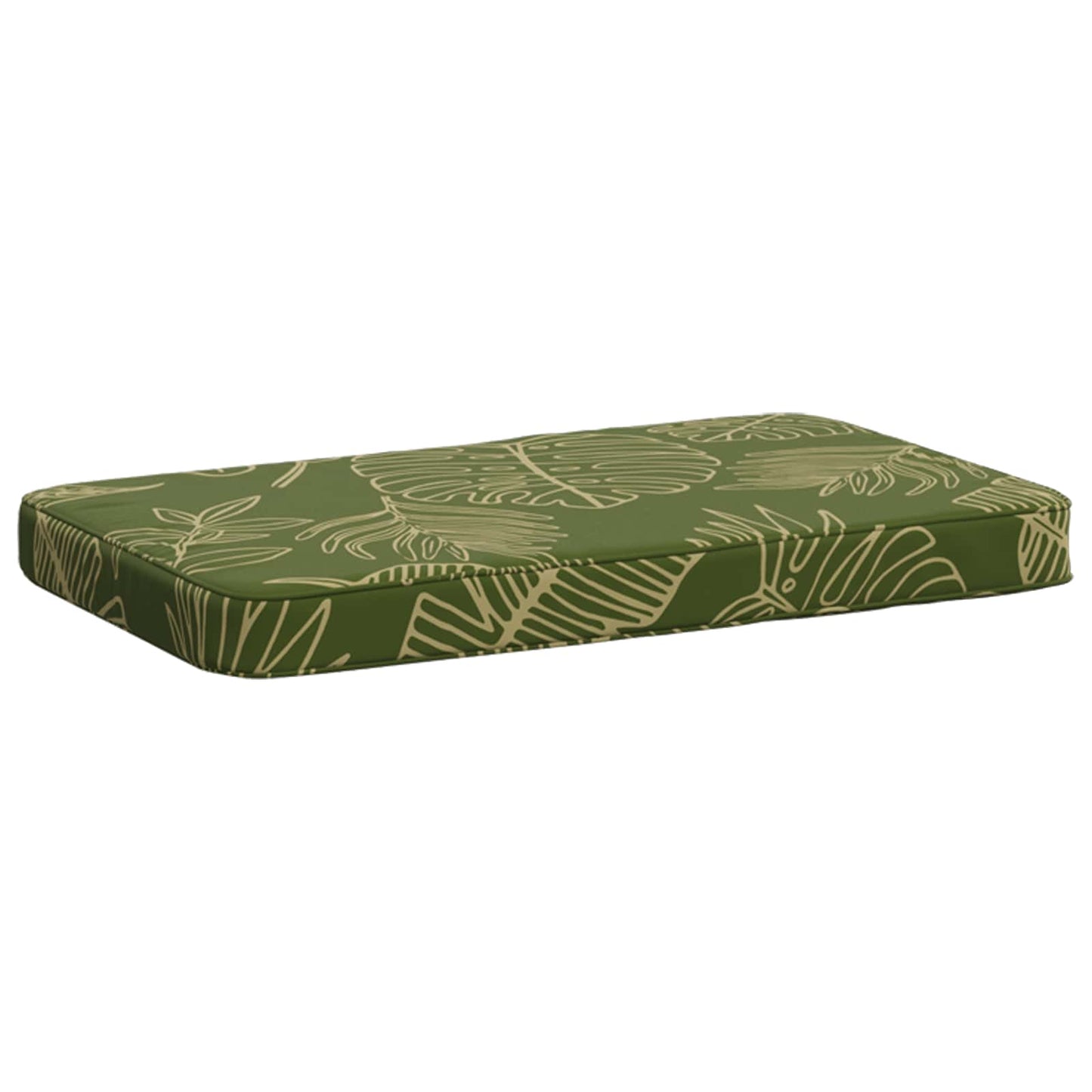 1-Piece Bench Cushion VUGHT 100% Polyester Leaf Design