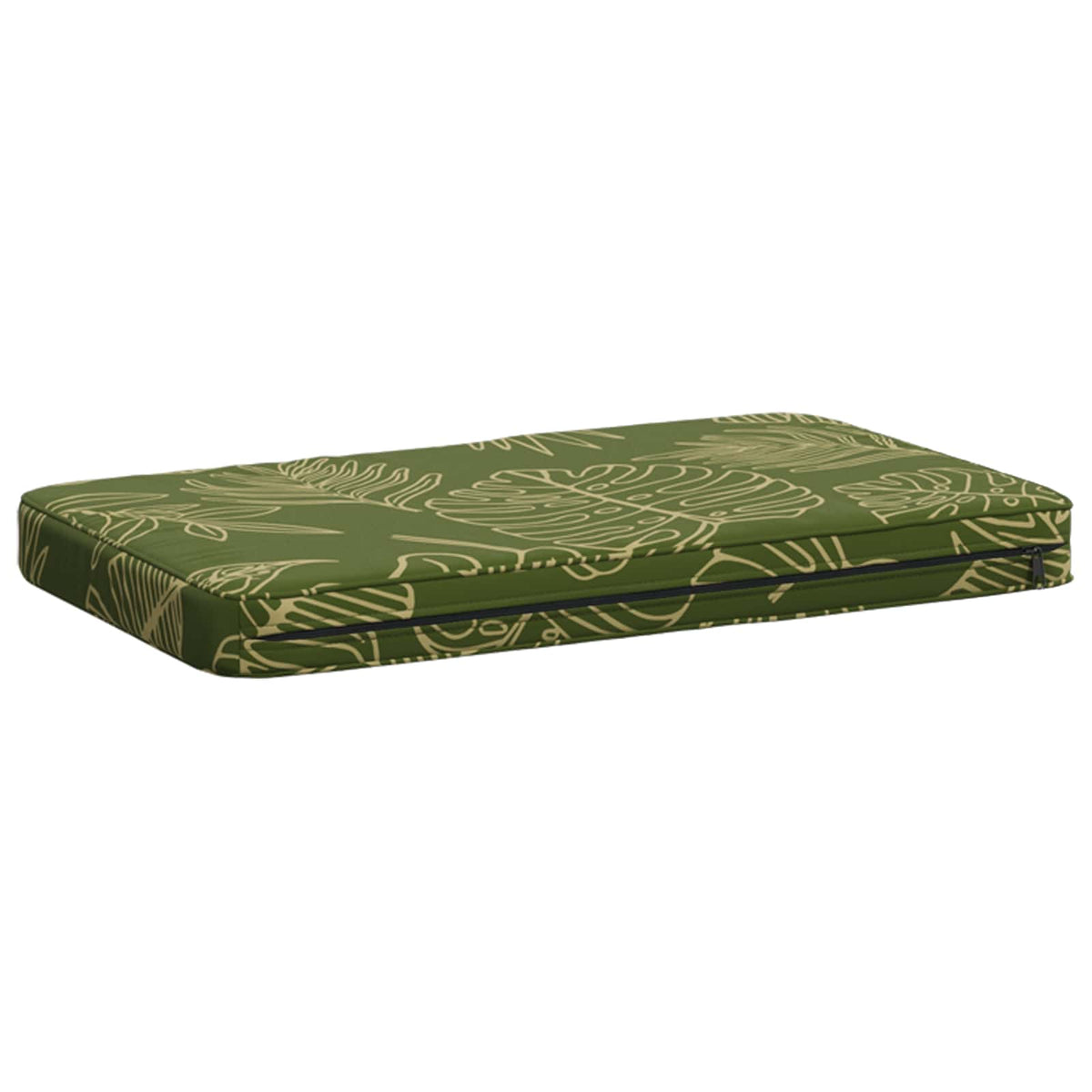 1-Piece Bench Cushion VUGHT 100% Polyester Leaf Design
