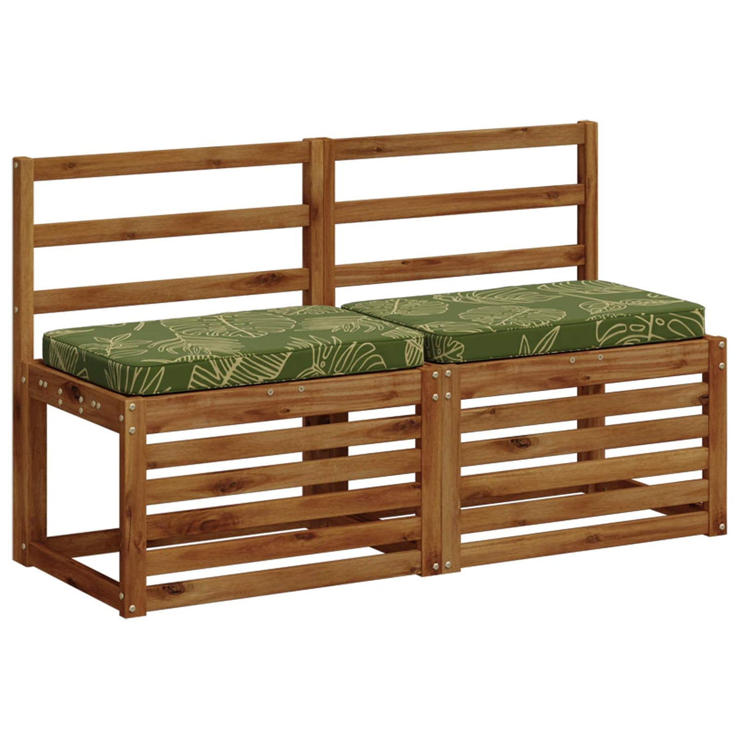 1-Piece Bench Cushion VUGHT 100% Polyester Leaf Design