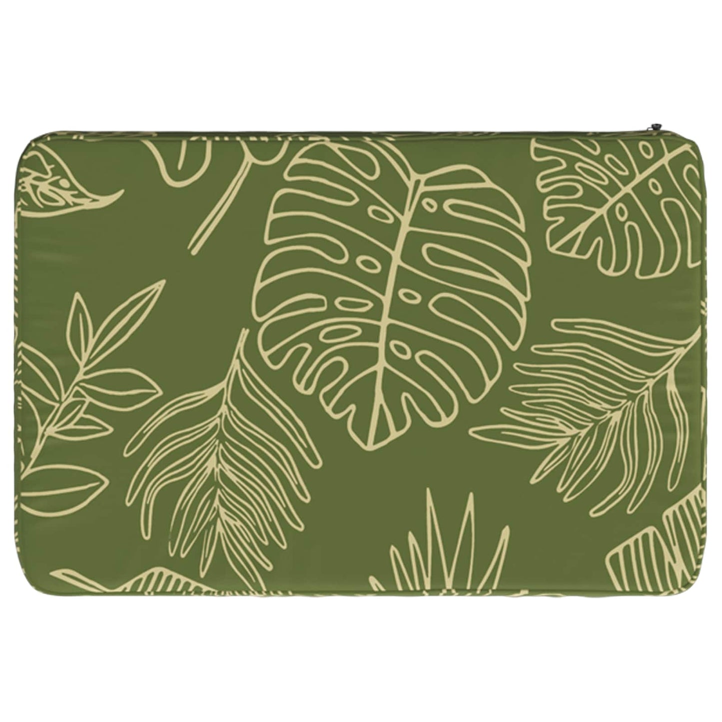 1-Piece Bench Cushion VUGHT 100% Polyester Leaf Design