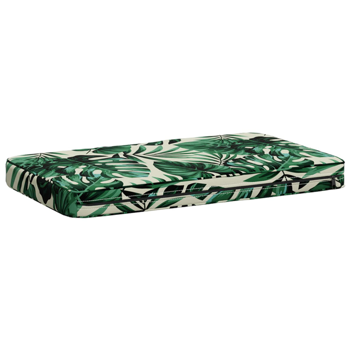 2-Piece Bench Cushions VUGHT 2 pcs 100% Polyester Leaf Pattern