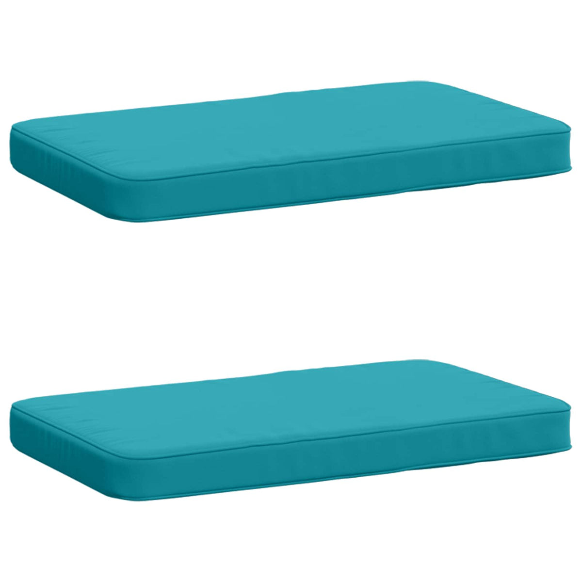 2-Piece Bench Cushions VUGHT 2 pcs 100% Polyester Turquoise