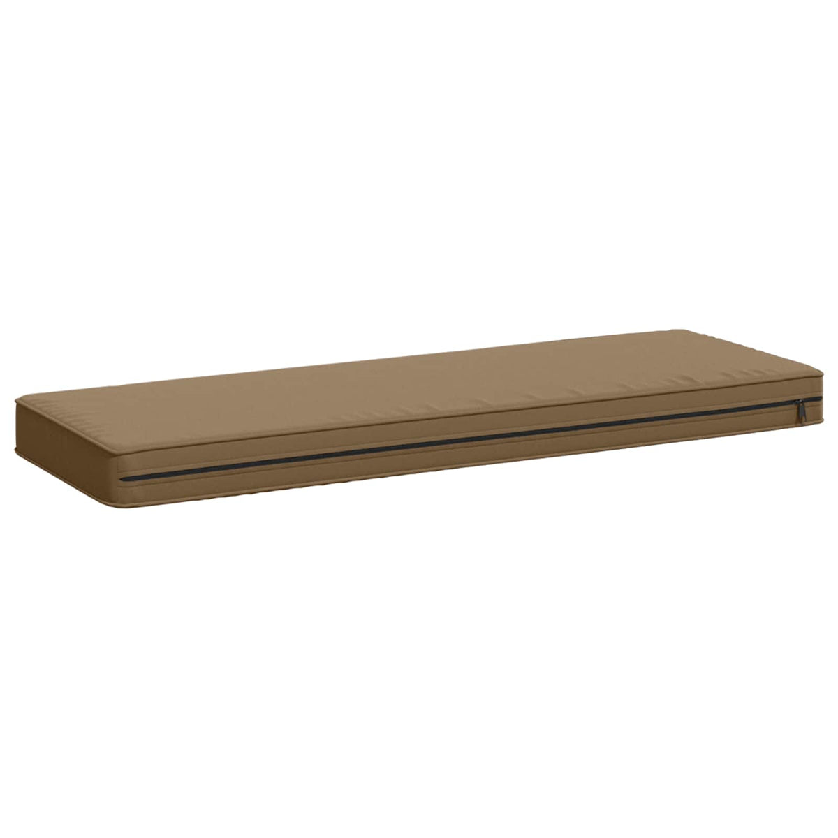 2-Piece Bench Cushions VUGHT 2 pcs 100% Polyester Taupe