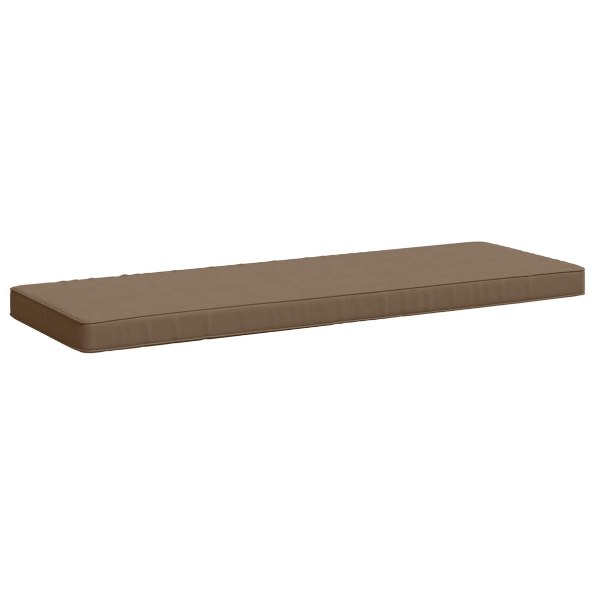 2-Piece Bench Cushions VUGHT 2 pcs 100% Polyester Taupe