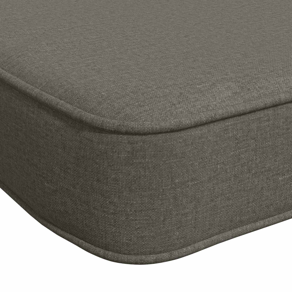 1-Piece Bench Cushion VUGHT 100% Polyester Grey 110 x 40 x 5 cm
