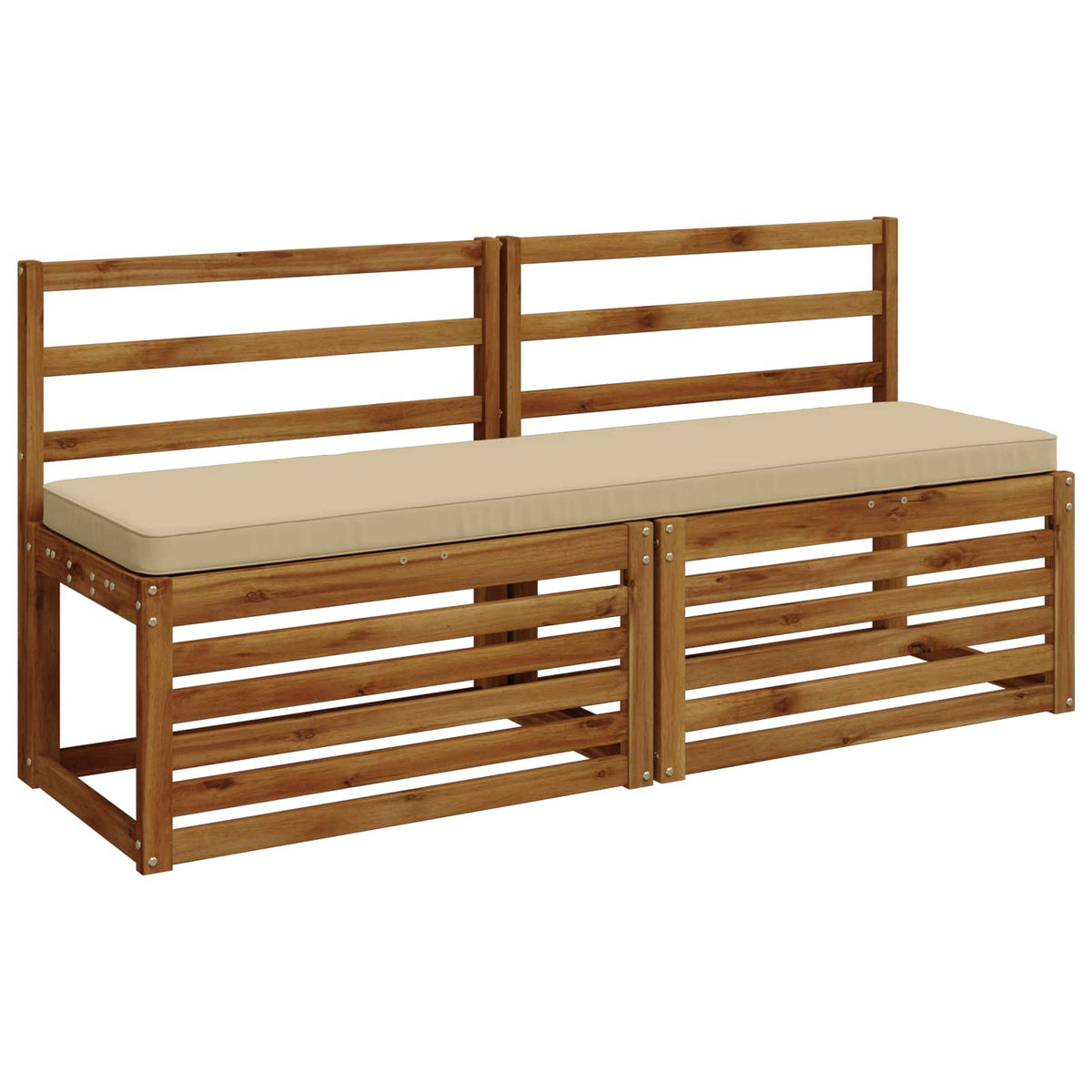 1-Piece Bench Cushion VUGHT 100% Polyester Beige