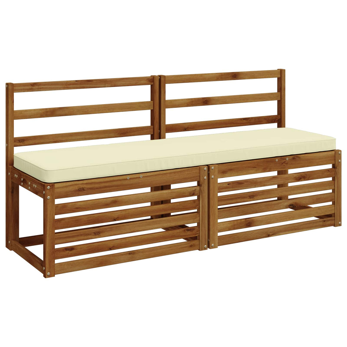 1-Piece Bench Cushion VUGHT 100% Polyester Cream