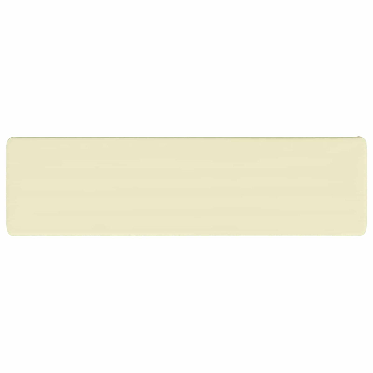 2-Piece Bench Cushions VUGHT 2 pcs 100% Polyester Cream