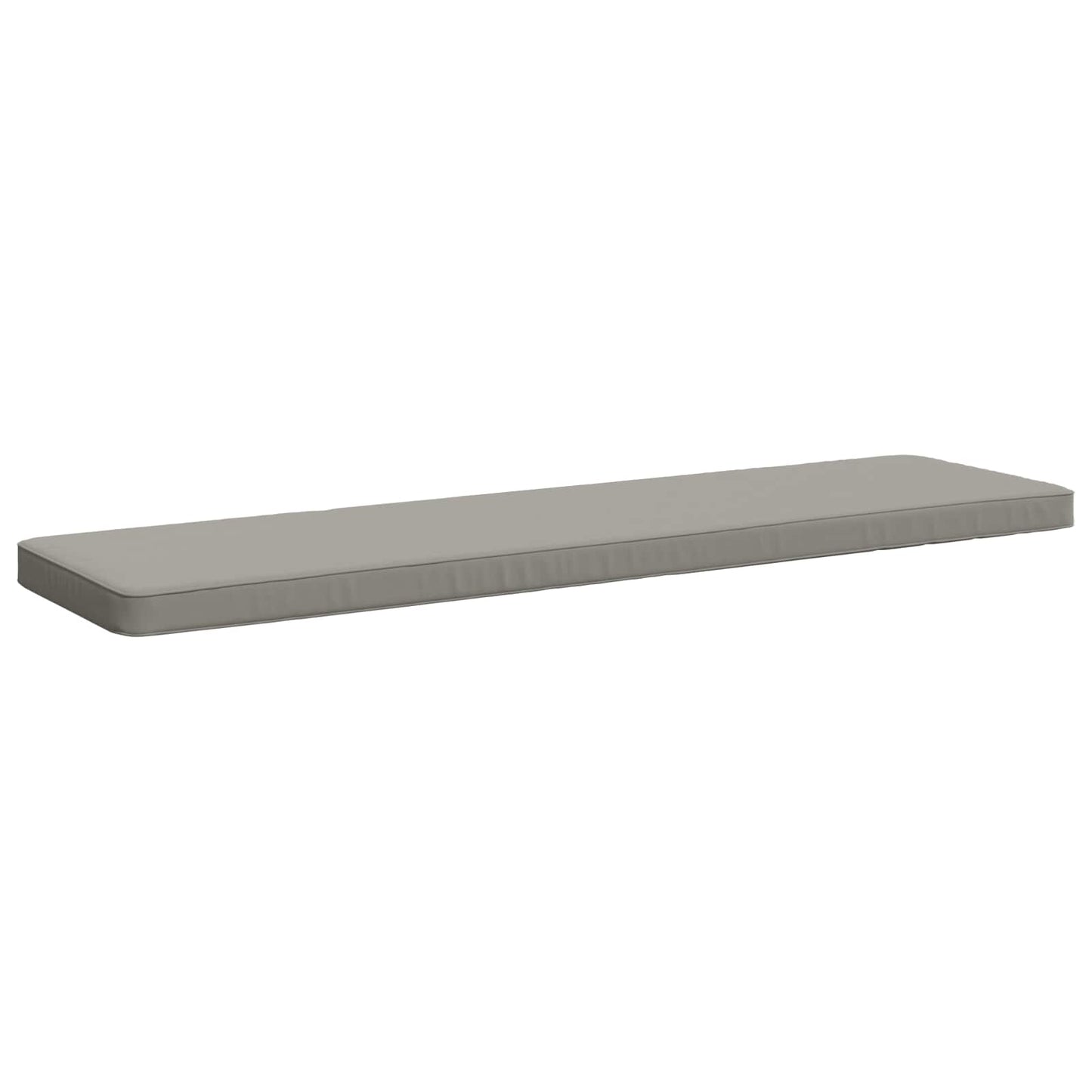 1-Piece Bench Cushion VUGHT 100% Polyester Grey 140 x 40 x 5 cm