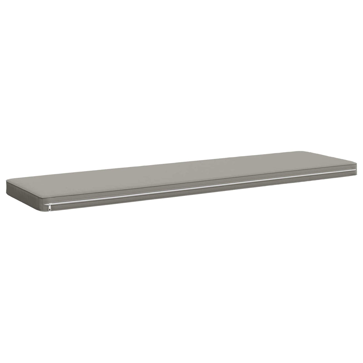 1-Piece Bench Cushion VUGHT 100% Polyester Grey 140 x 40 x 5 cm