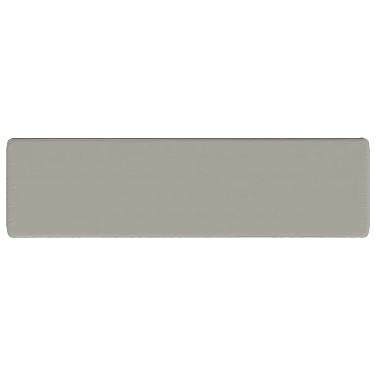 1-Piece Bench Cushion VUGHT 100% Polyester Grey 140 x 40 x 5 cm