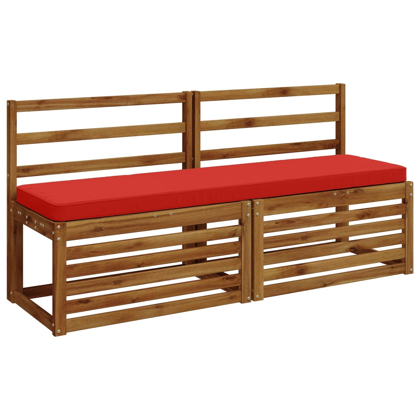 1-Piece Bench Cushion VUGHT 100% Polyester Red 140 x 40 x 5 cm