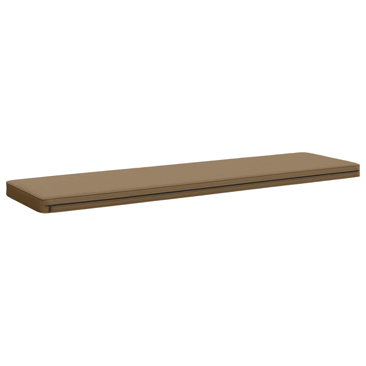 1-Piece Bench Cushion VUGHT 100% Polyester Taupe