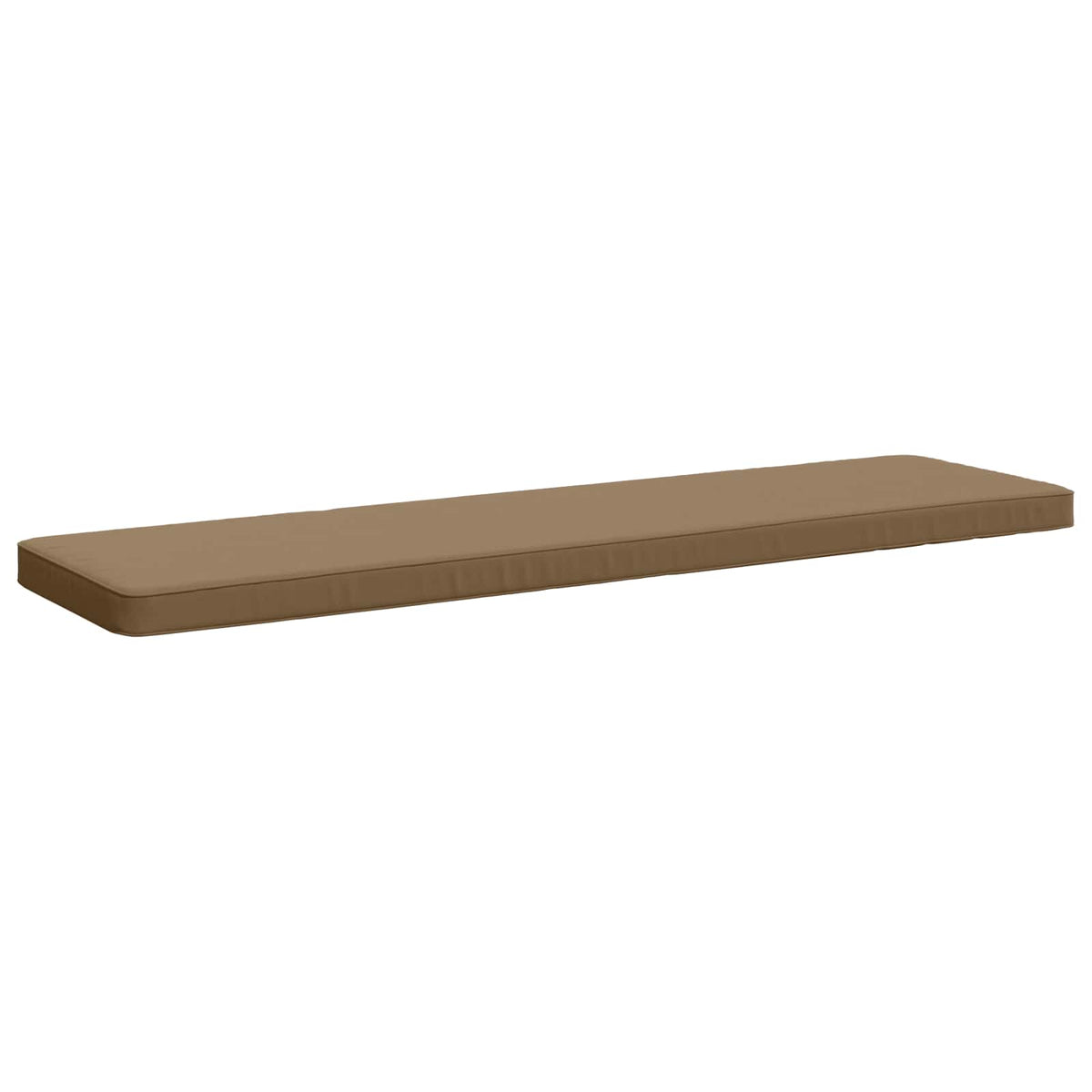 2-Piece Bench Cushions VUGHT 2 pcs 100% Polyester Taupe