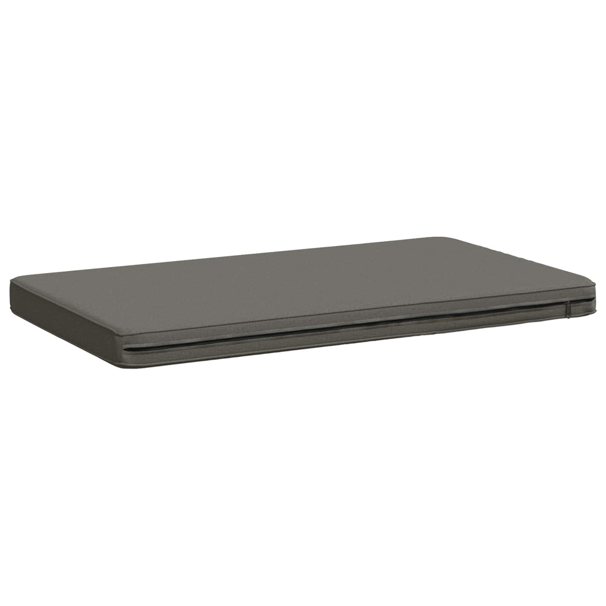 1-Piece Bench Cushion VUGHT 100% Polyester Grey 60 x 50 x 5 cm