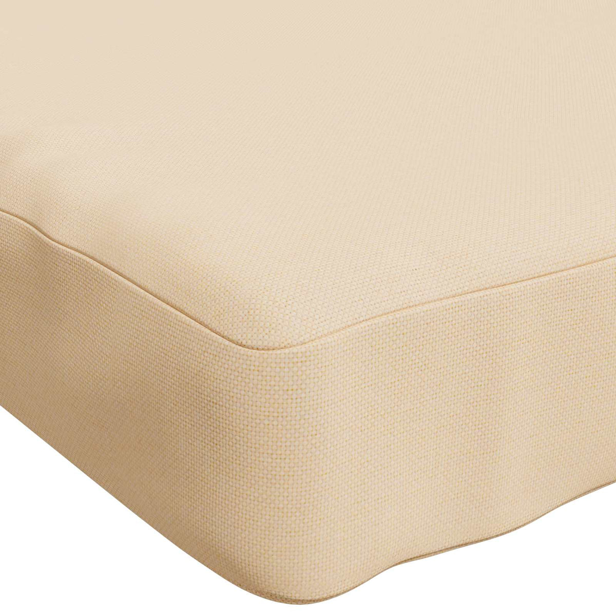 1-Piece Bench Cushion VUGHT 100% Polyester Cream 60 x 50 x 5 cm