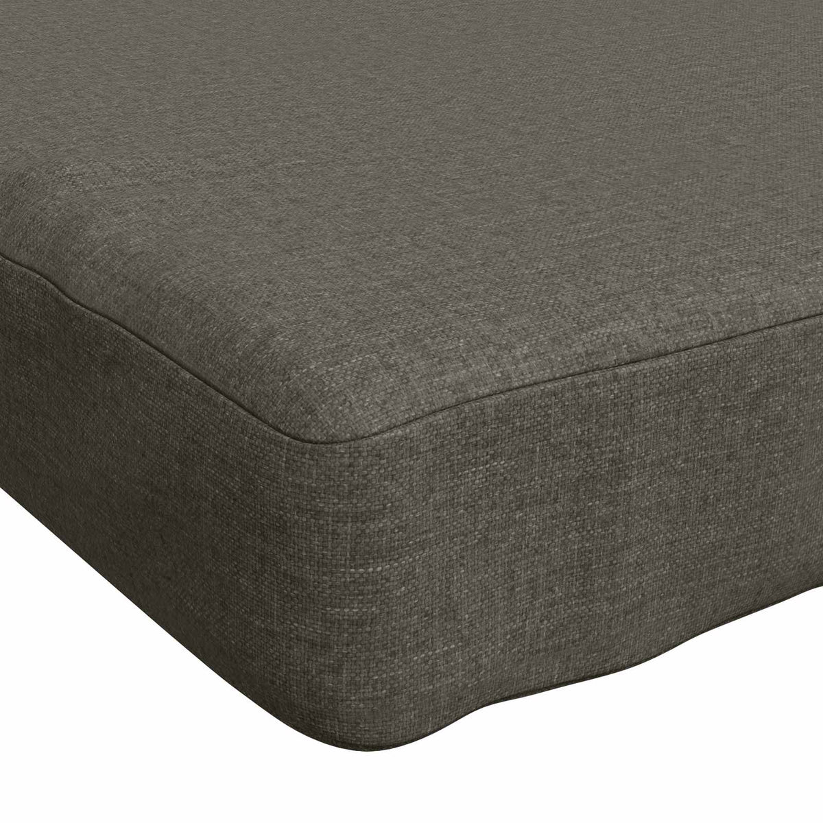 1-Piece Bench Cushion VUGHT 100% Polyester Grey 100 x 50 x 5 cm
