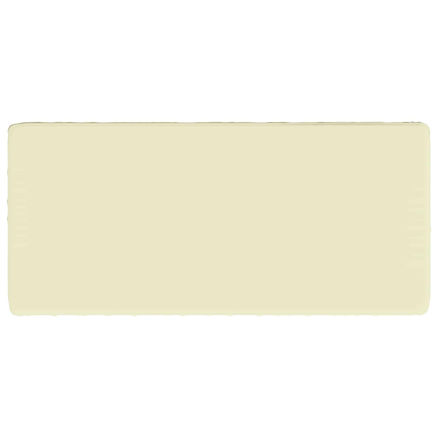 1-Piece Bench Cushion VUGHT 100% Polyester Cream