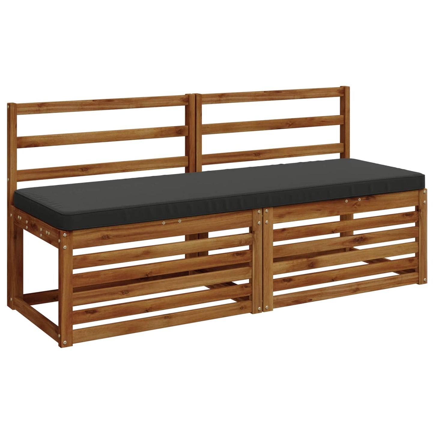 2-Piece Bench Cushions VUGHT 2 pcs 100% Polyester Anthracite