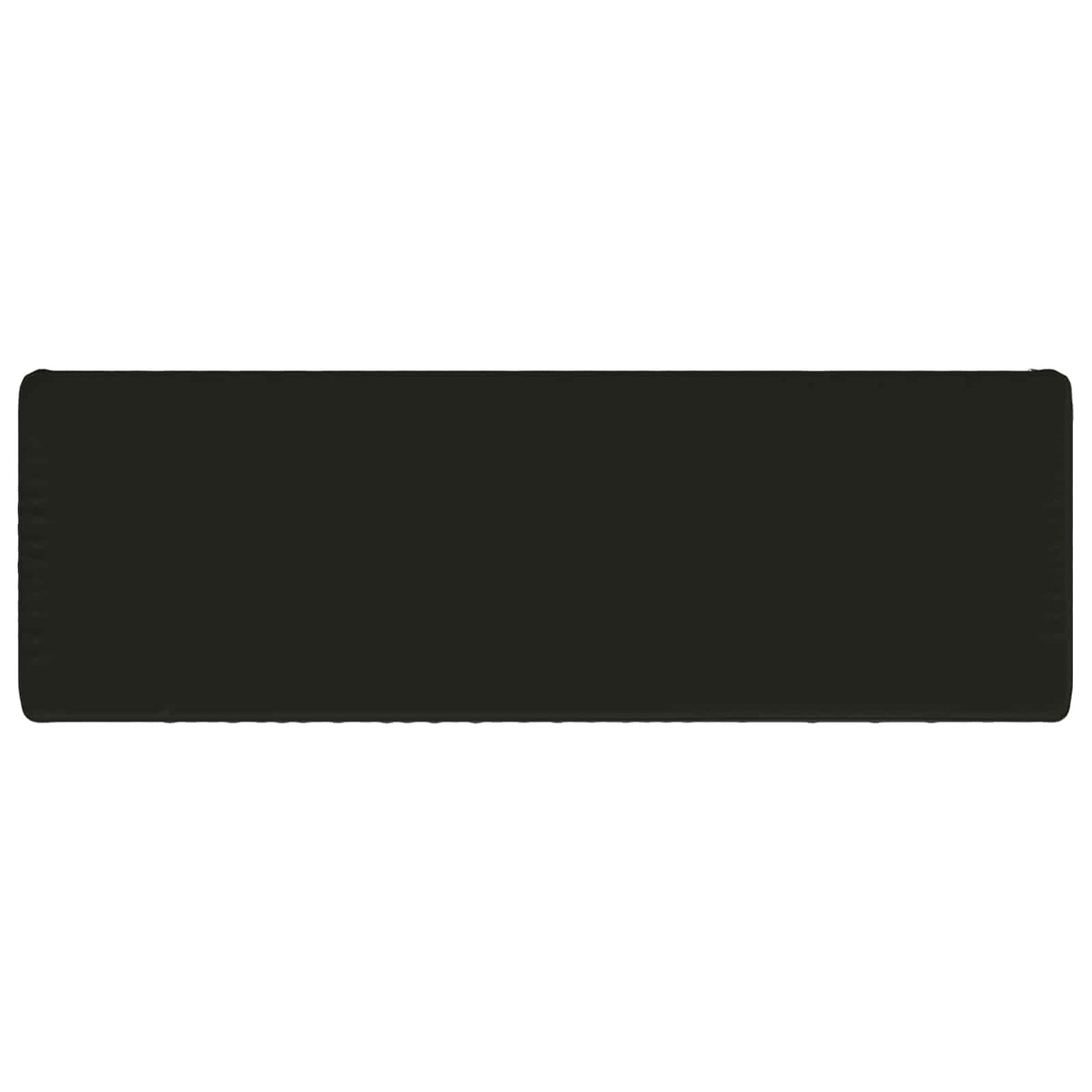 2-Piece Bench Cushions VUGHT 2 pcs 100% Polyester Black