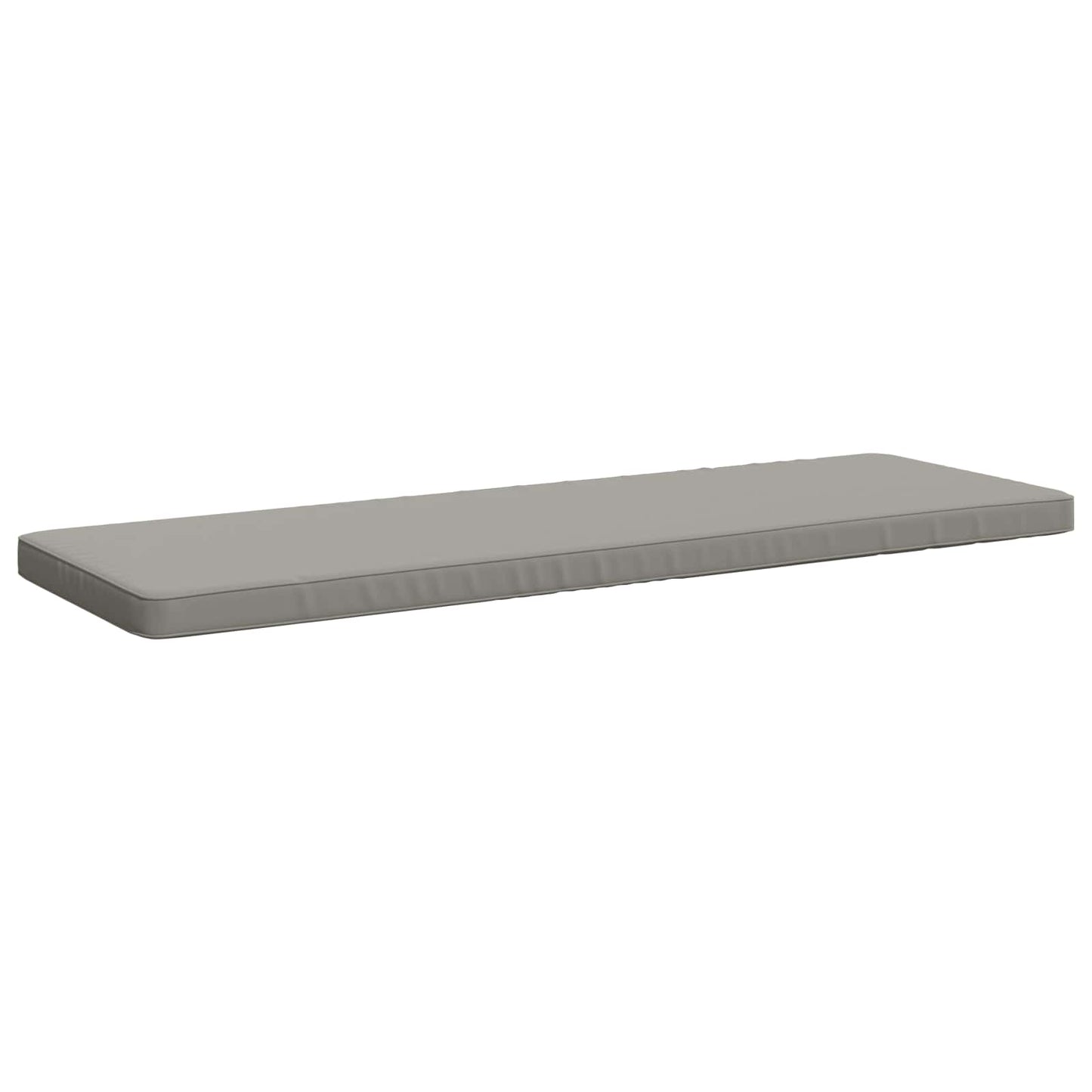 1-Piece Bench Cushion VUGHT 100% Polyester Grey 150 x 50 x 5 cm