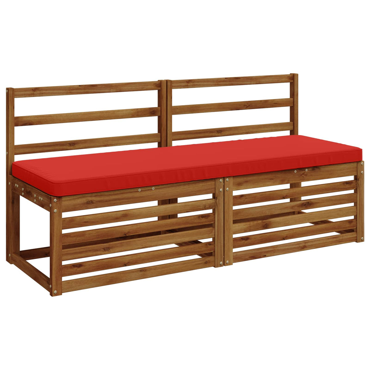 2-Piece Bench Cushions VUGHT 2 pcs 100% Polyester Red