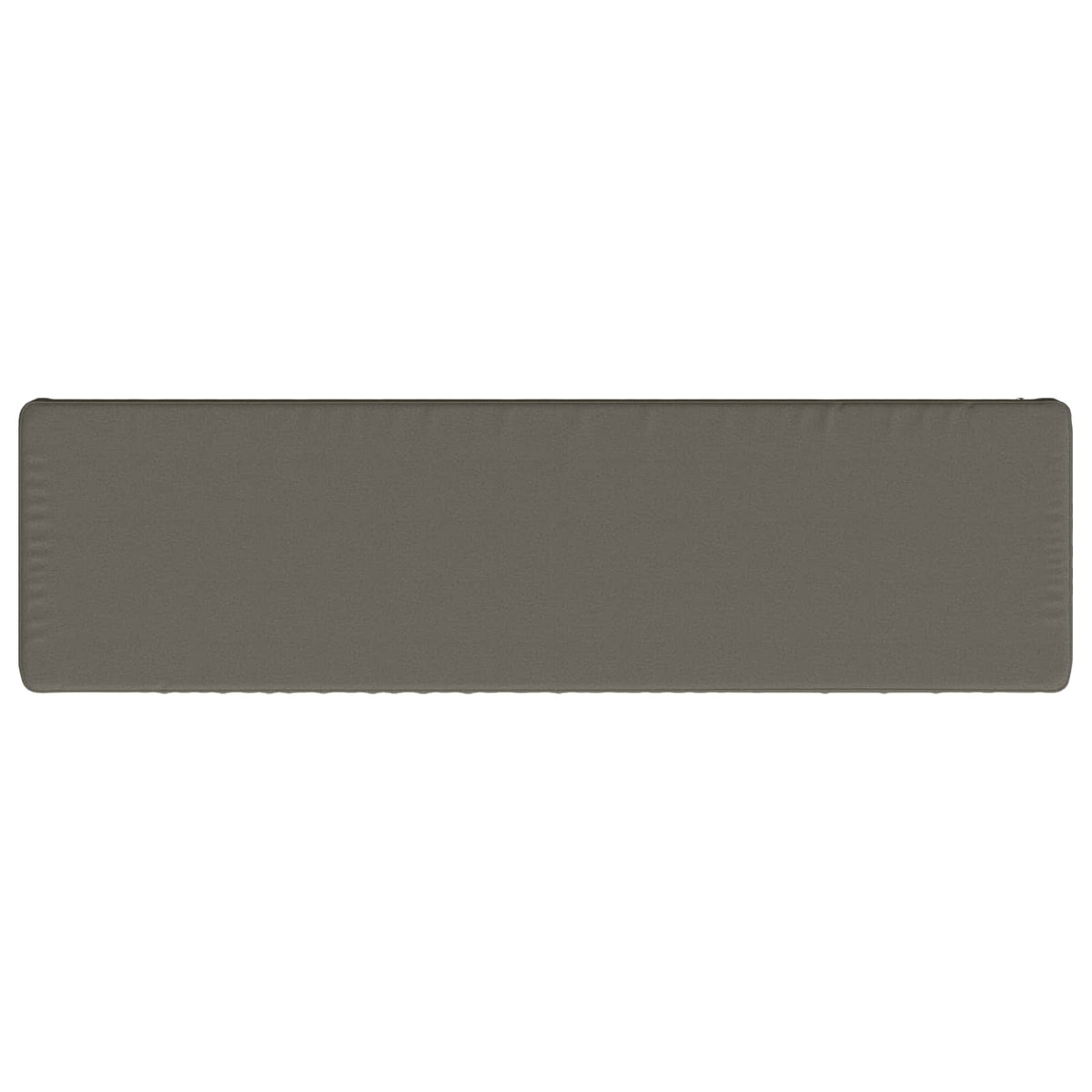 1-Piece Bench Cushion VUGHT 100% Polyester Grey 200 x 50 x 5 cm