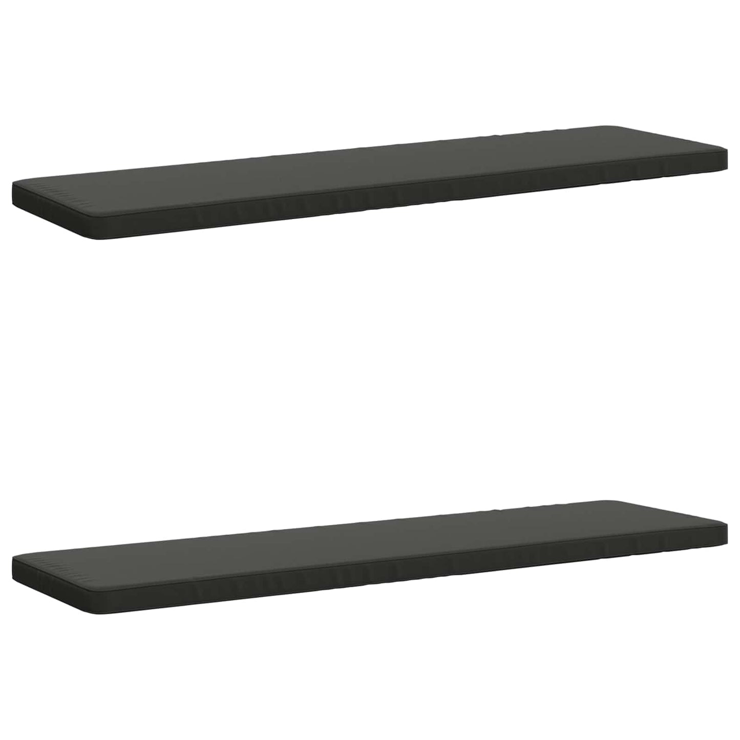 2-Piece Bench Cushions VUGHT 2 pcs 100% Polyester Anthracite