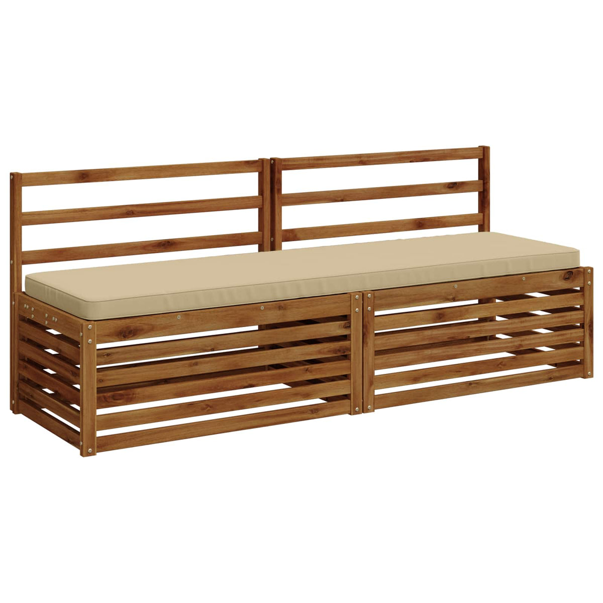 1-Piece Bench Cushion VUGHT 100% Polyester Beige