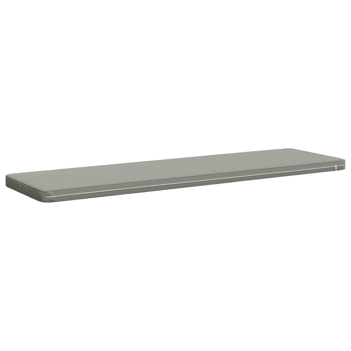 1-Piece Bench Cushion VUGHT 100% Polyester Grey 200 x 50 x 5 cm