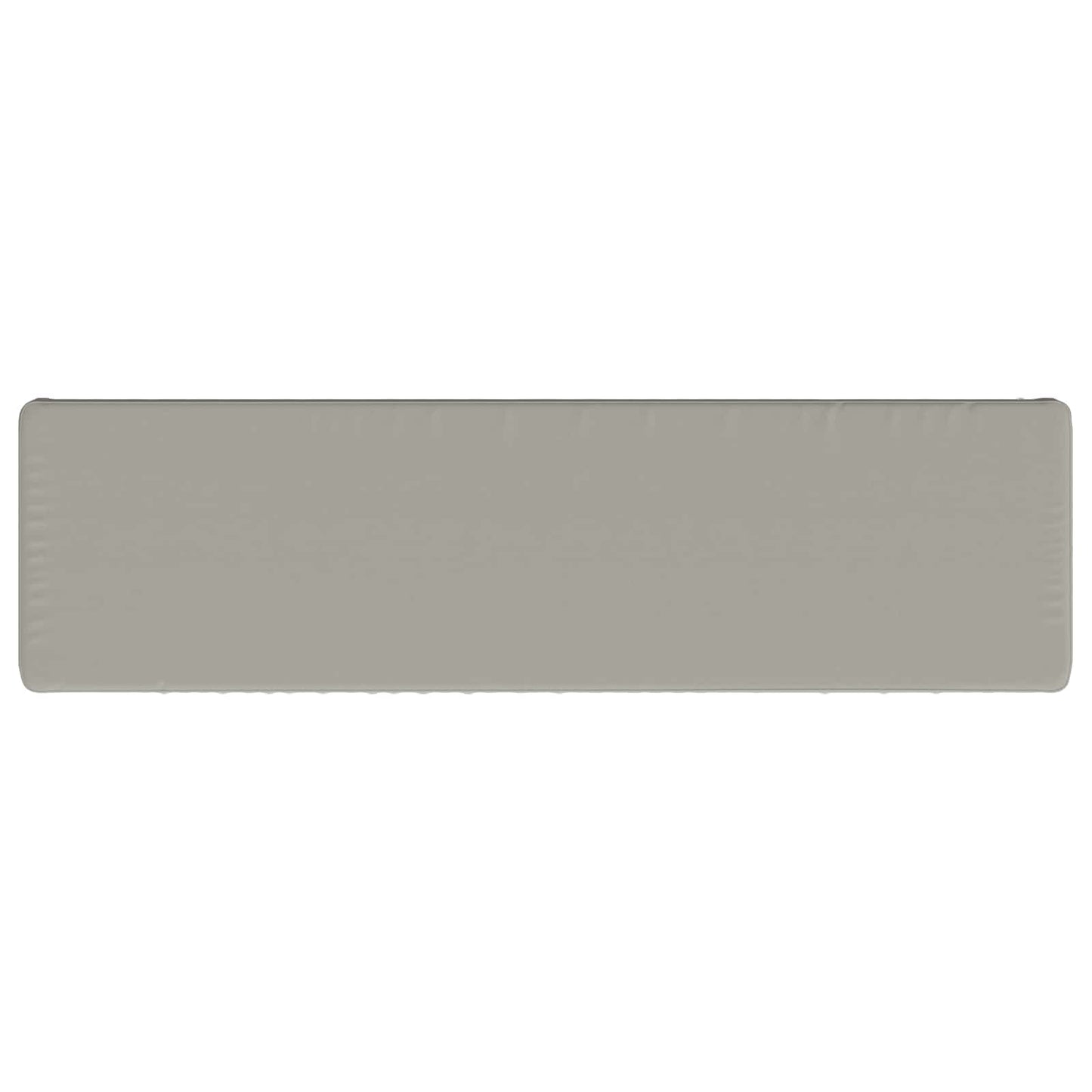 1-Piece Bench Cushion VUGHT 100% Polyester Grey 200 x 50 x 5 cm