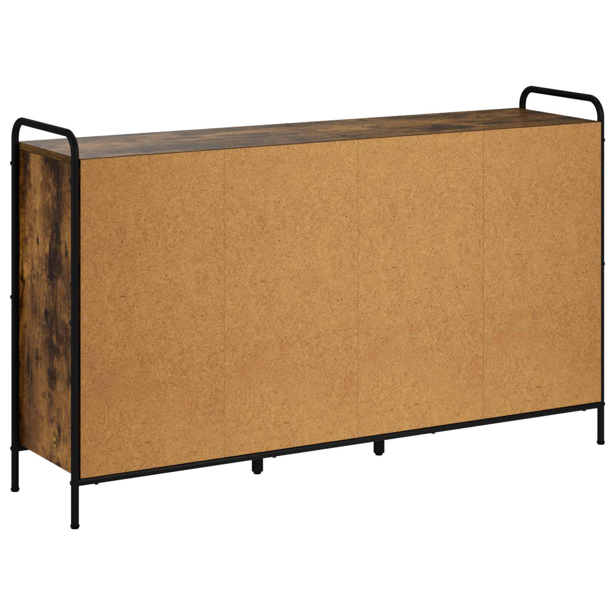 Sideboard Smoked Oak 135 x 33 x 81 cm Engineered Wood