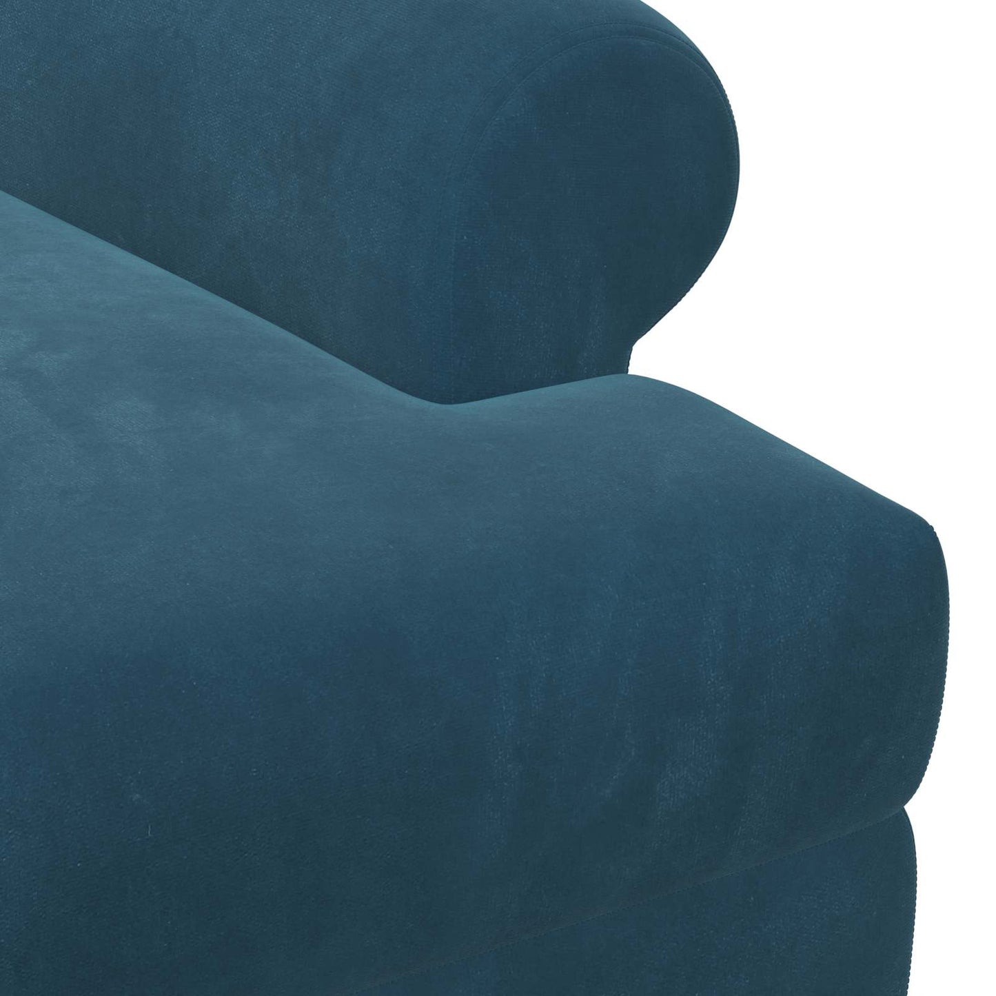 Loveseat with Button Tufted Blue 120 x 66 x 78 cm Velvet