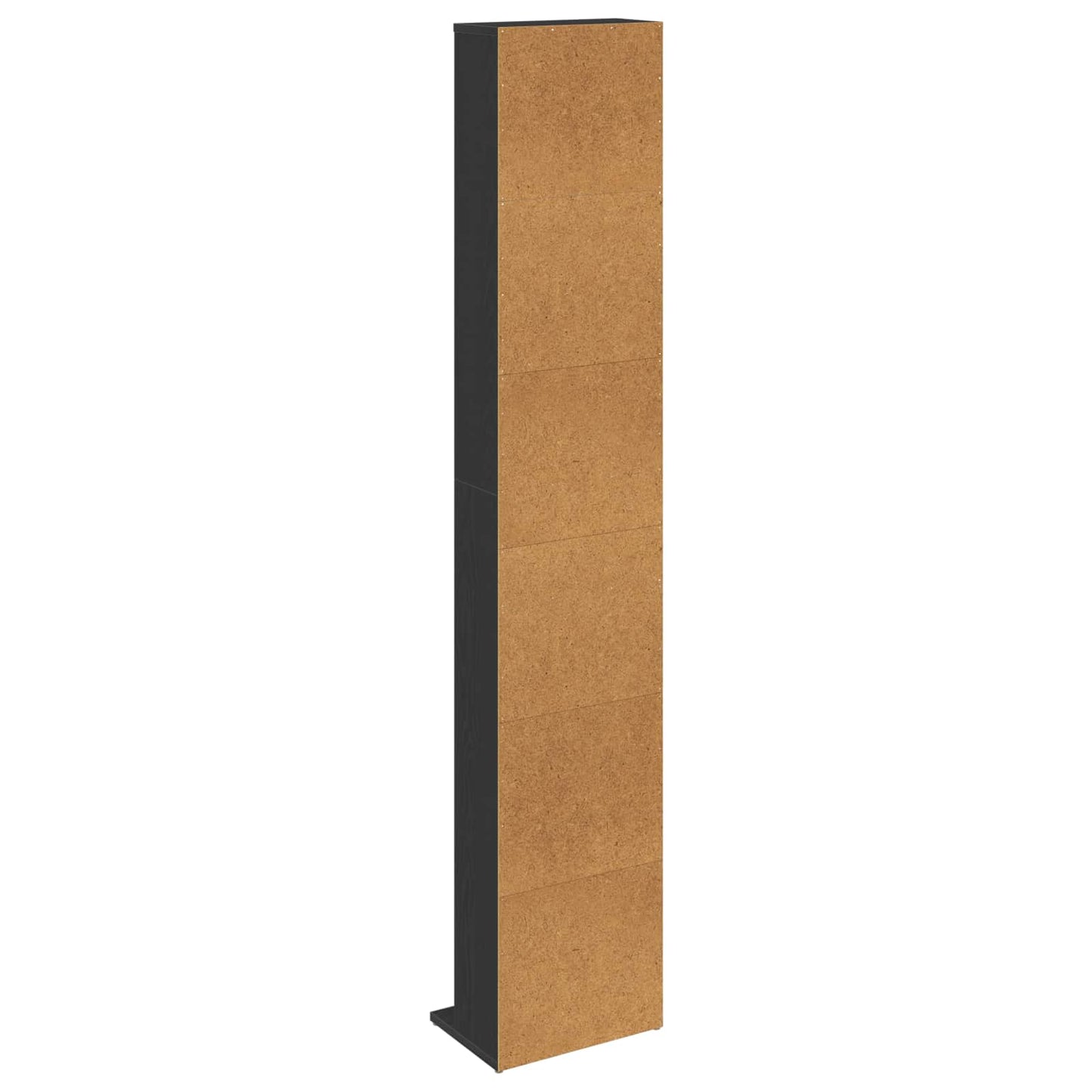 CD Cabinet Black Oak 33 x 23.5 x 175 cm Engineered Wood