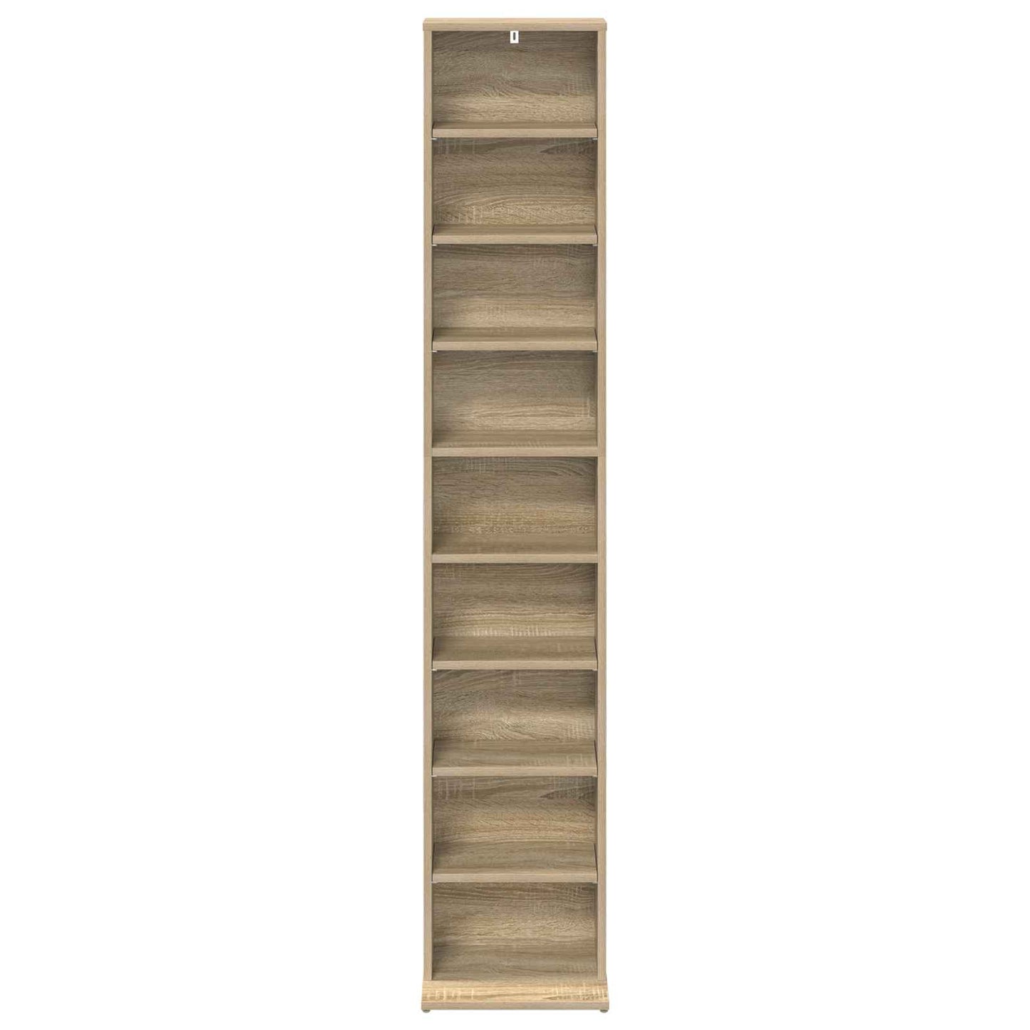 CD Cabinet Sonoma Oak 33 x 23.5 x 175 cm Engineered Wood